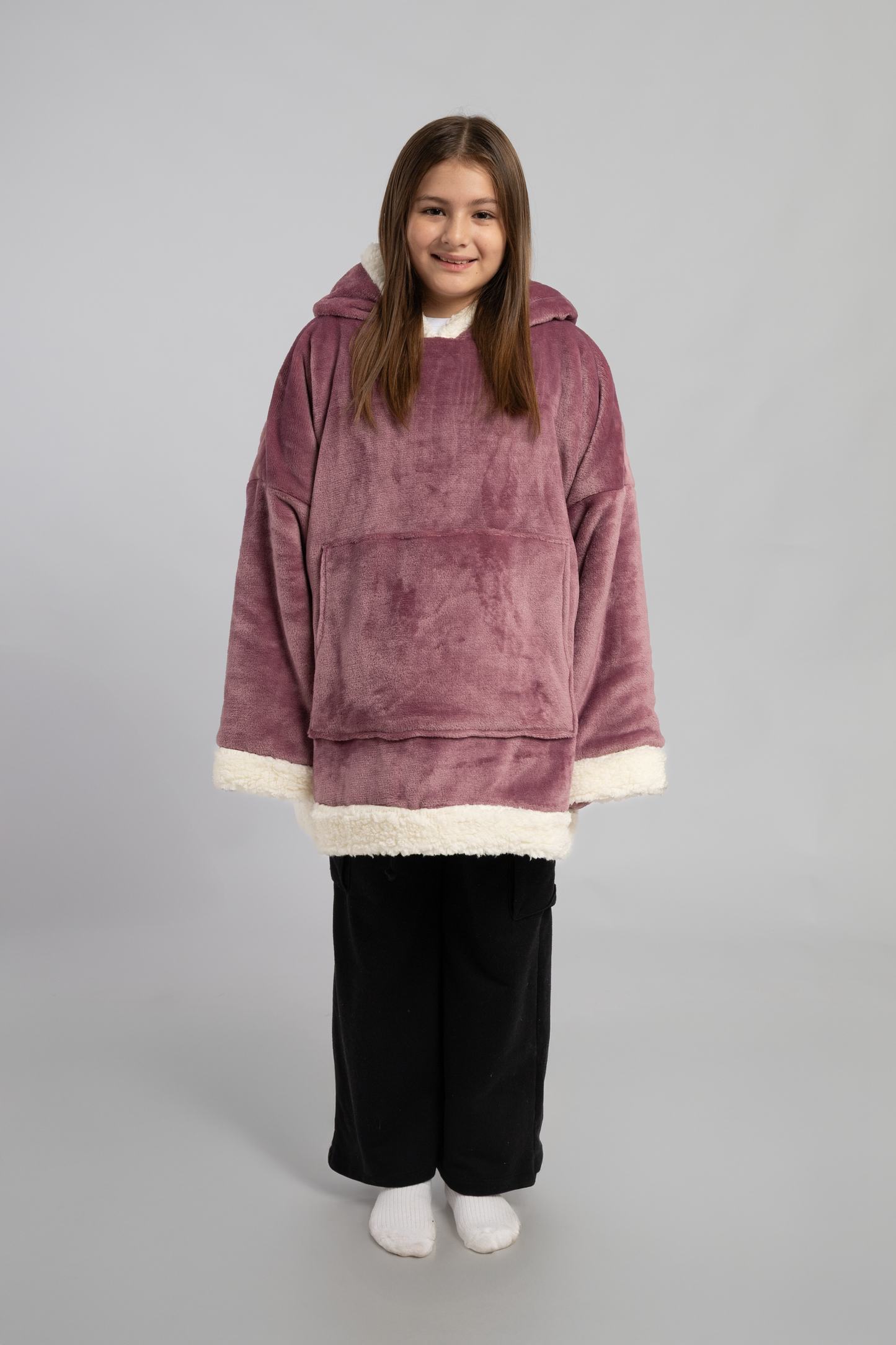 Poleron kids Morado