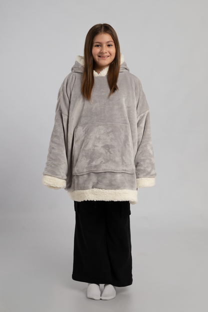 Poleron kids Gris
