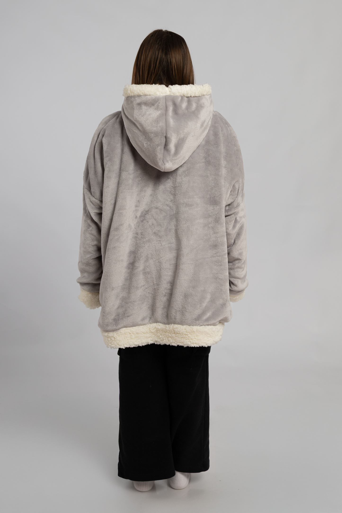 Poleron kids Gris