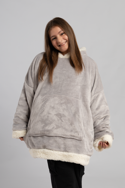 Poleron kids Gris