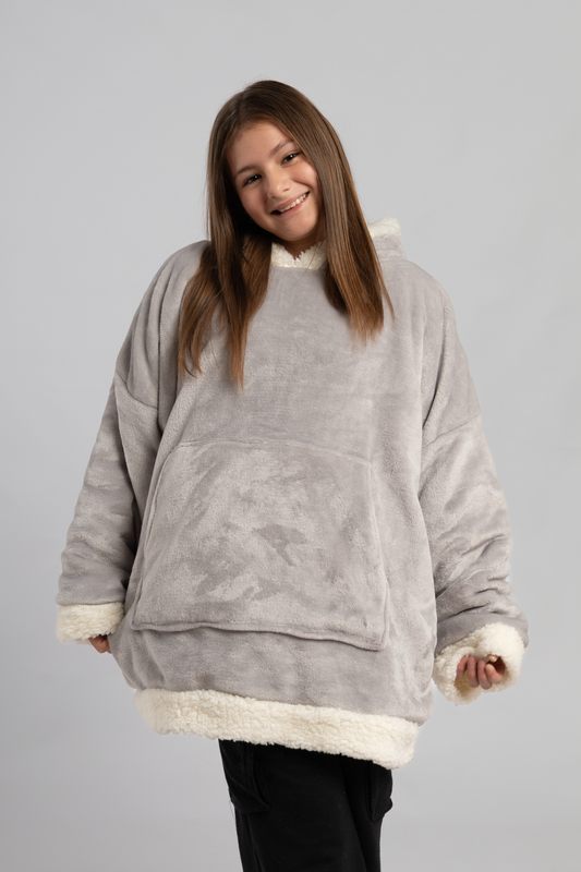Poleron kids Gris